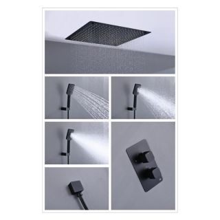 Душевая система Timo Petruma SX-5029/03SM с термостатом черный